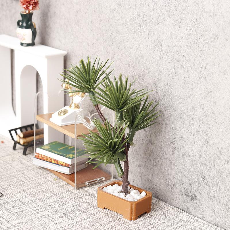 Bonsai Garden Tree - 1 шт. Миниатюрное украшение для сада
