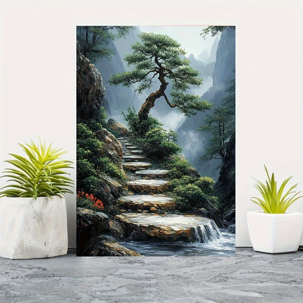 Bonsai Vertical Garden - Картина на холсте в стиле дзен