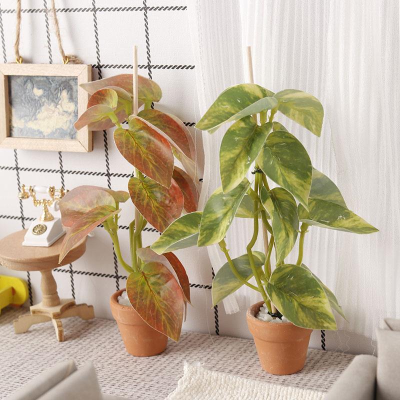 Bonsai Gardening - 1/12 кукольный домик, имитация зеленых растений,