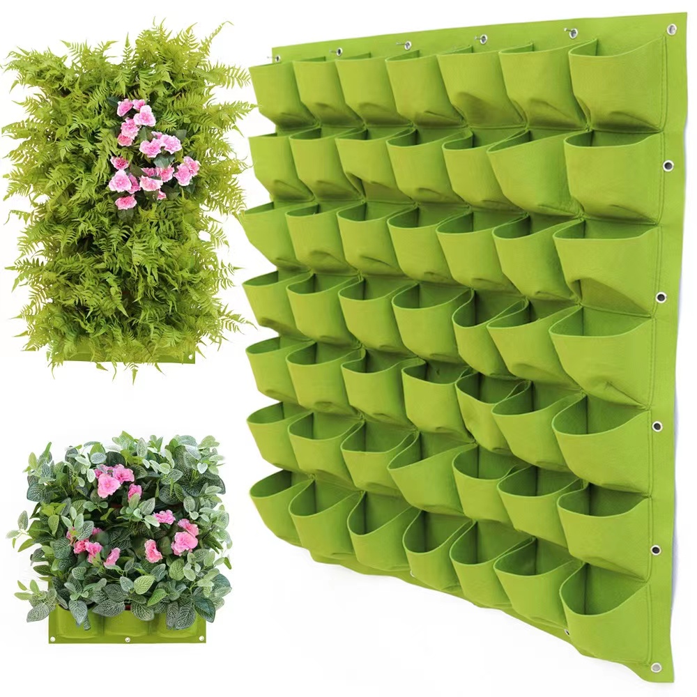Bonsai Vertical Garden - Зеленые настенные подвесные мешки для посадки,