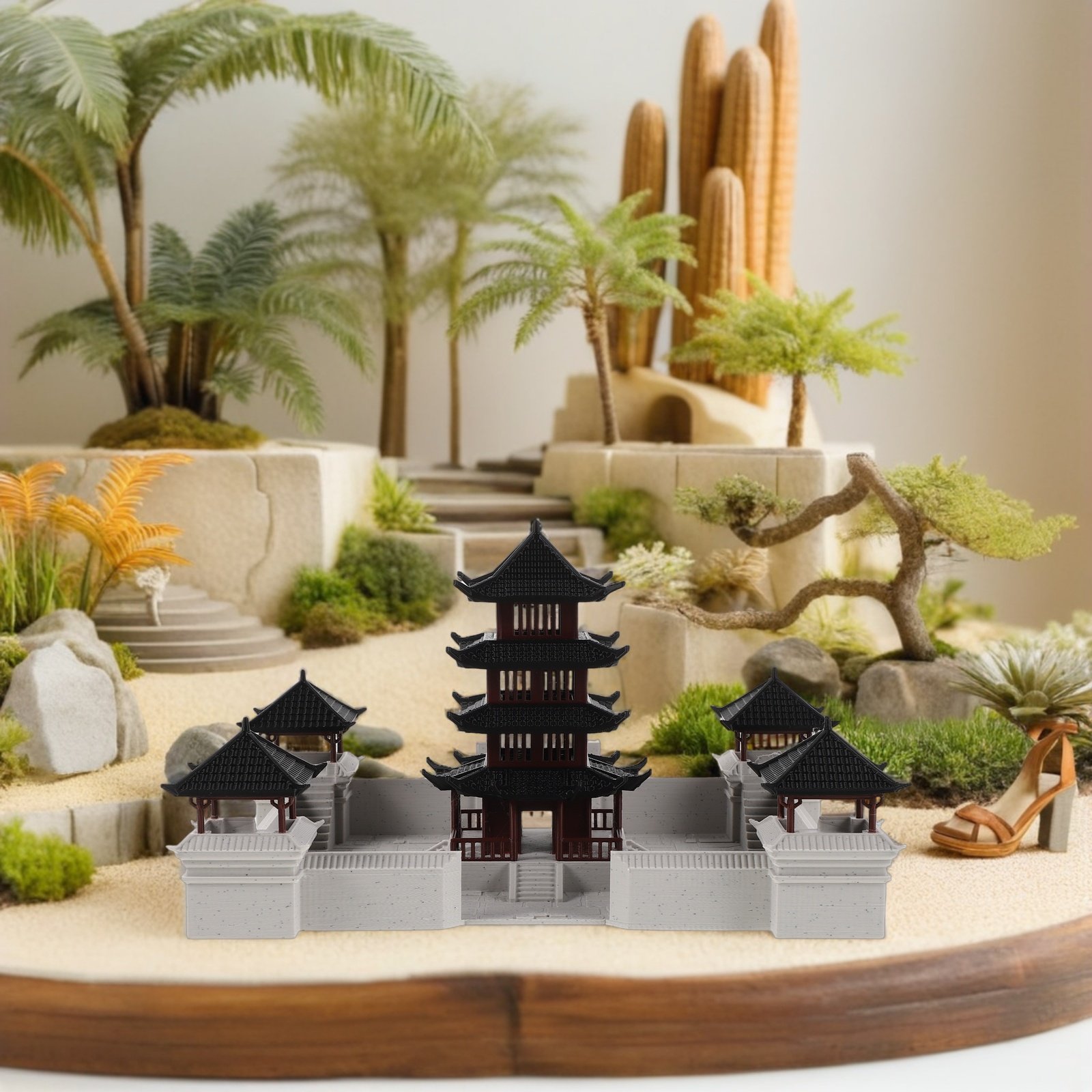 Миниатюрная скульптура китайск – обзор и цена Bonsai Garden Landscape Design