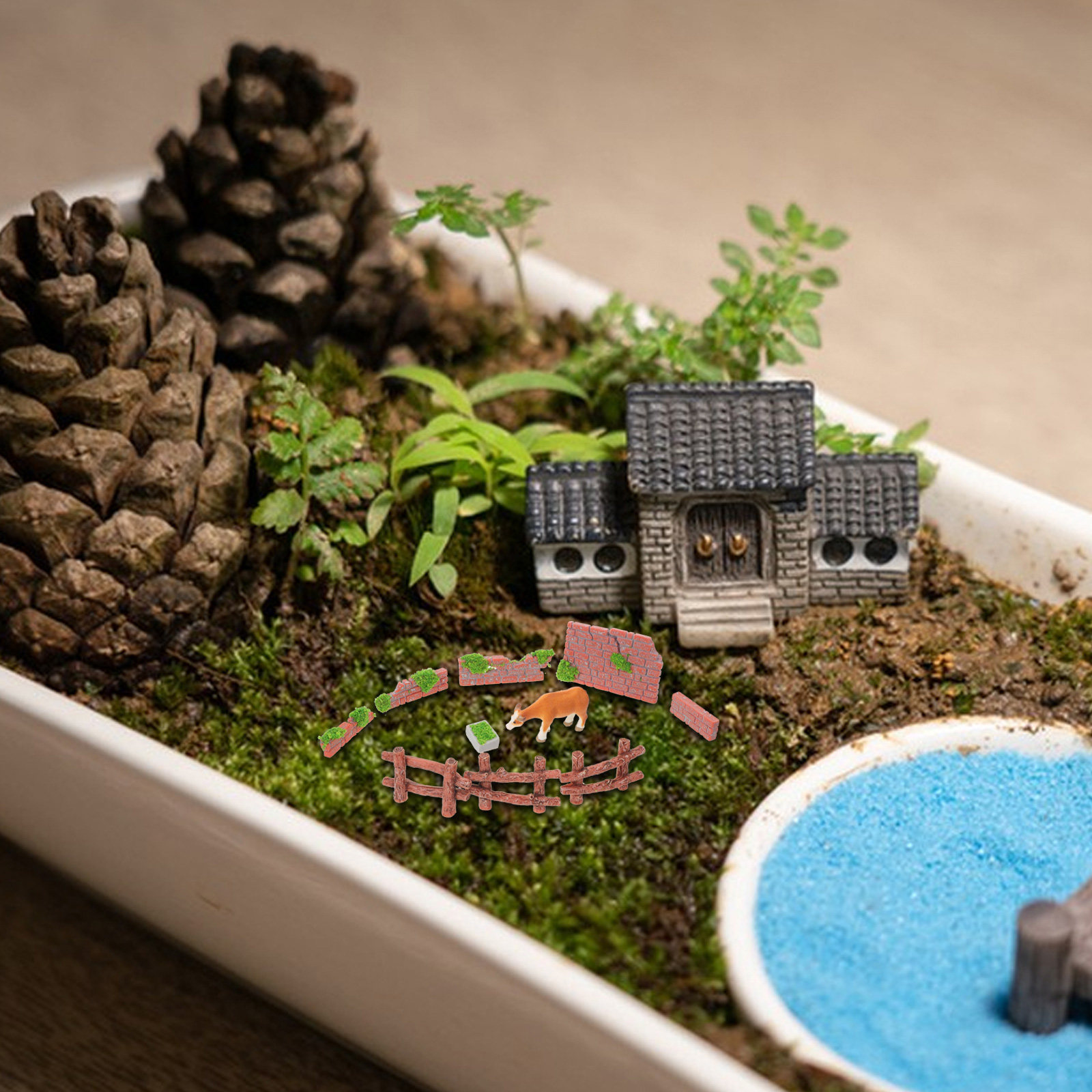 Набор из 16 миниатюрных деревя – обзор и цена Bonsai Garden Landscape Design