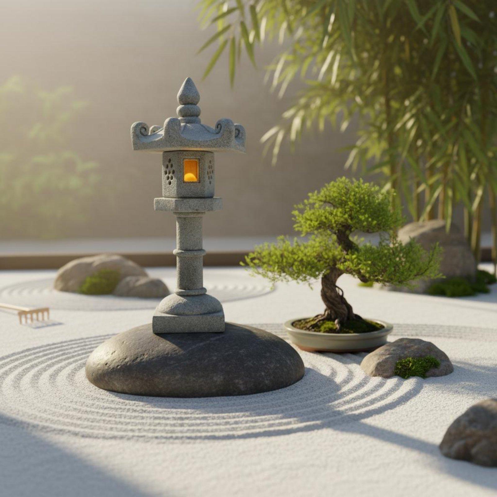 Ландшафтный фонарь в японском  – обзор и цена Bonsai Gardening