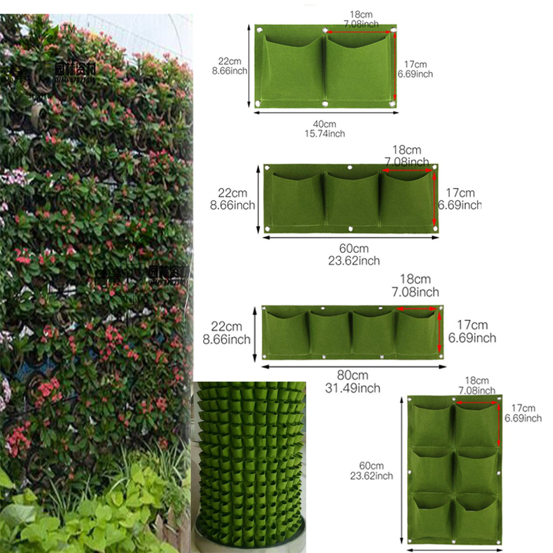 Настенные подвесные мешки для  – обзор и цена Bonsai Vertical Garden