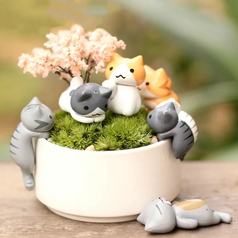 6 шт./компл., мультяшный счаст – обзор и цена Bonsai Garden Gift