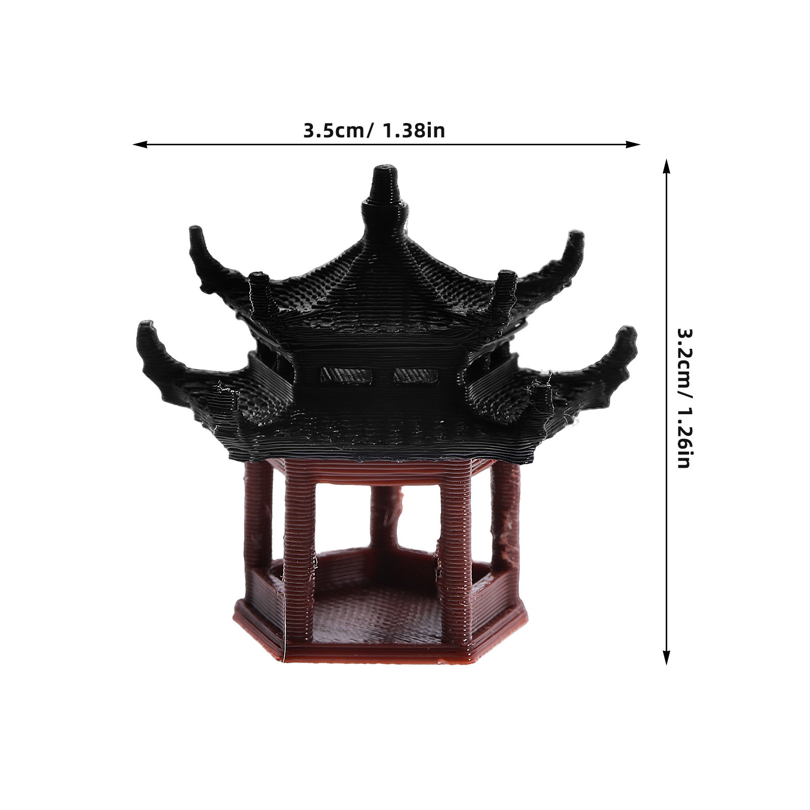 Миниатюрная статуэтка пагоды 3 – обзор и цена Bonsai Garden Landscape Design