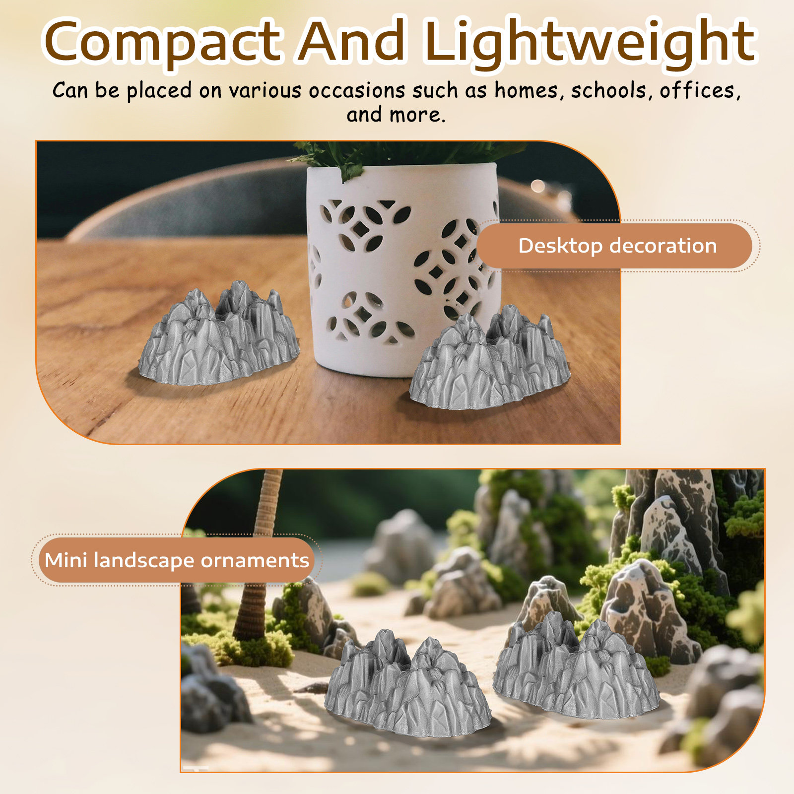 20 шт. миниатюрных пластиковых – обзор и цена Bonsai Garden Accessories